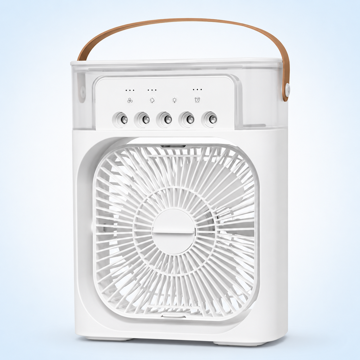 Enfrya — Mini Aire Acondicionado Portátil 3 en 1 | Ventilador, Humidificador y Luz LED